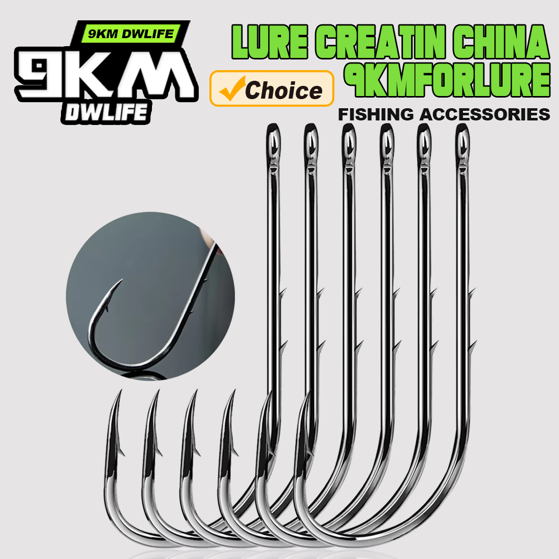 Fishing Hook Stainless Steel - 9KM Baitholder Fishing Hooks Sea Barbed