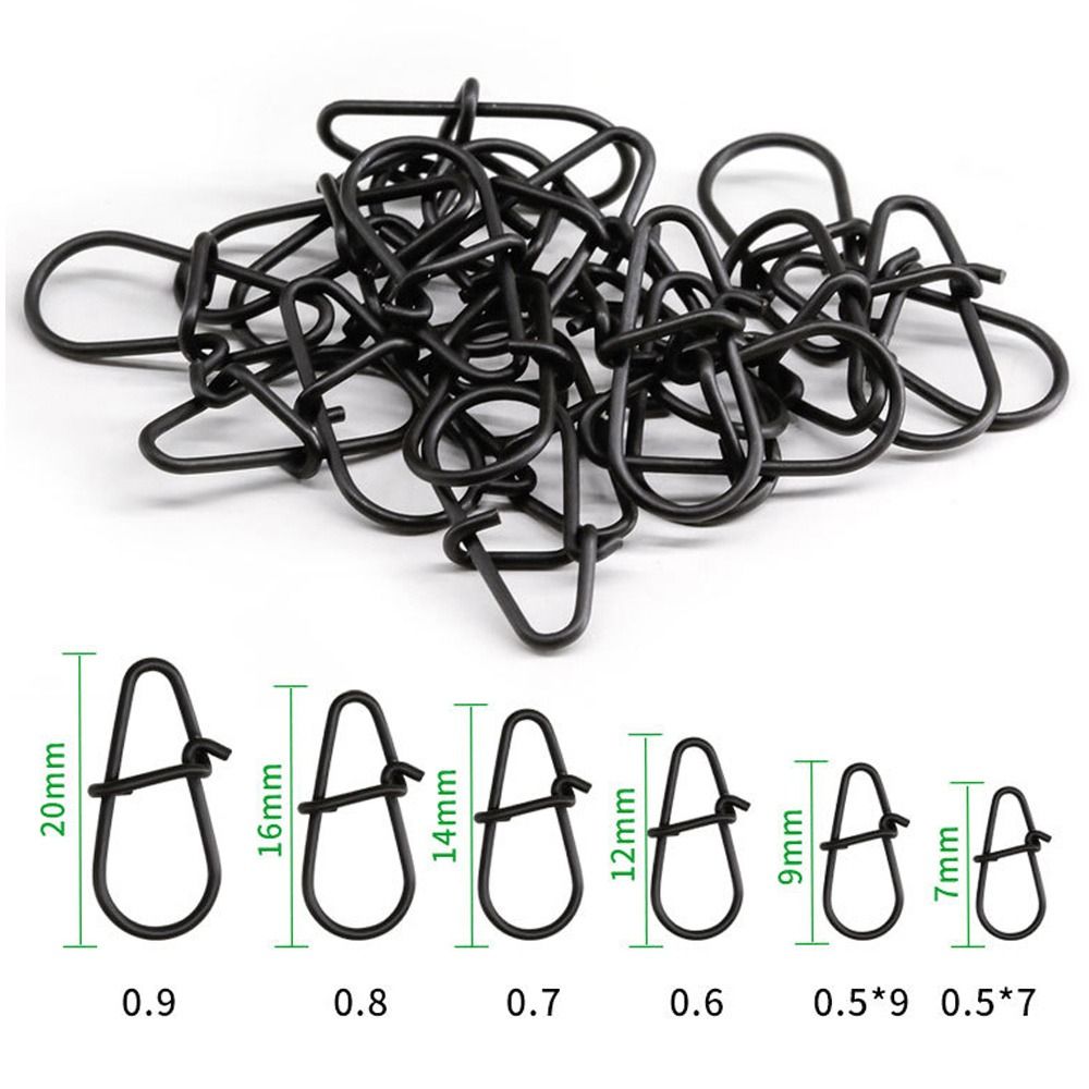100Pcs/lot Matte black Snap Fi - Fishing Hook Box review and price