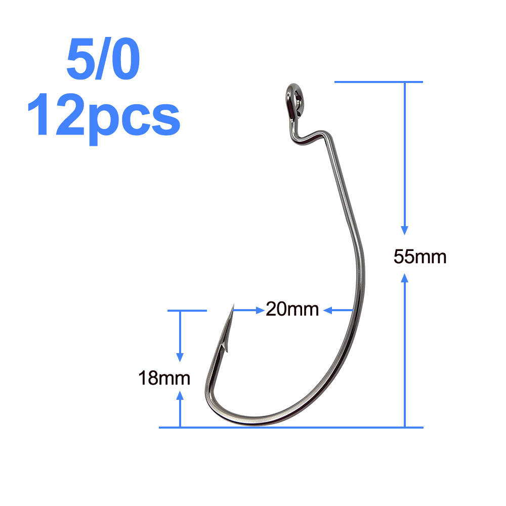 ESFISHING Offset Hook Carbon S - Fishing Hook Offset review and price