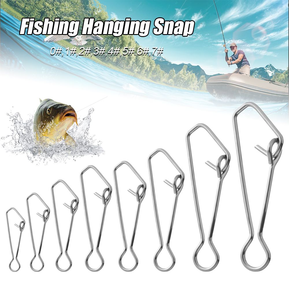 50pcs/pack Fast Clip Lock Fish - Fishing Hook Stainless Steel review and price