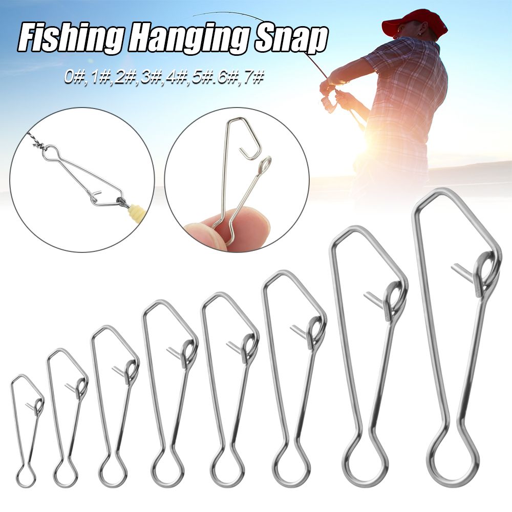 50pcs/pack Fast Clip Lock Fish - Fishing Hook Stainless Steel review and price