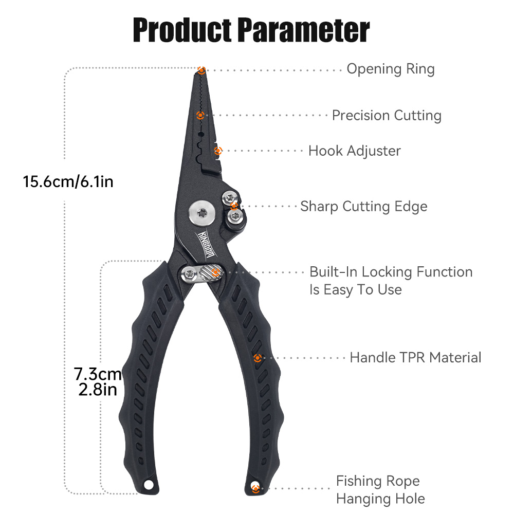 Kingdom Fishing Pliers Multifu - Fishing Hook Remover review and price