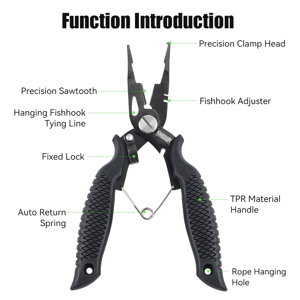 Kingdom Fishing Pliers Multifu - Fishing Hook Remover review and price