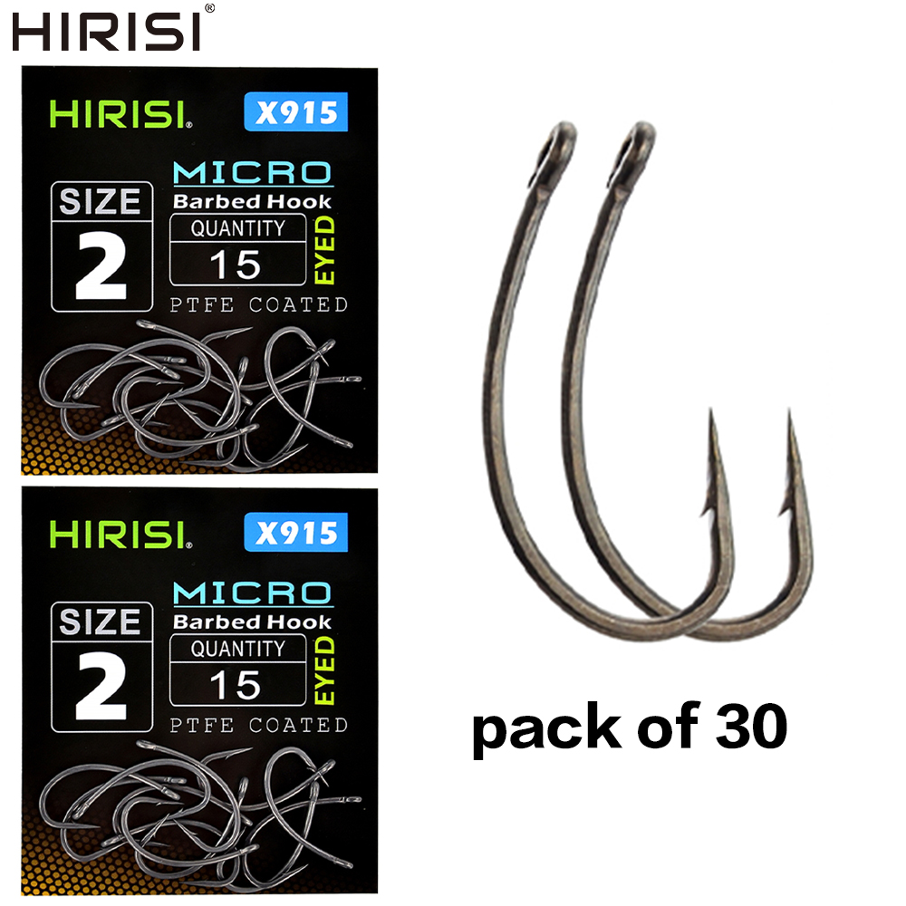 Hirisi 30x Carp Fishing Hooks  - Fishing Hook Offset review and price