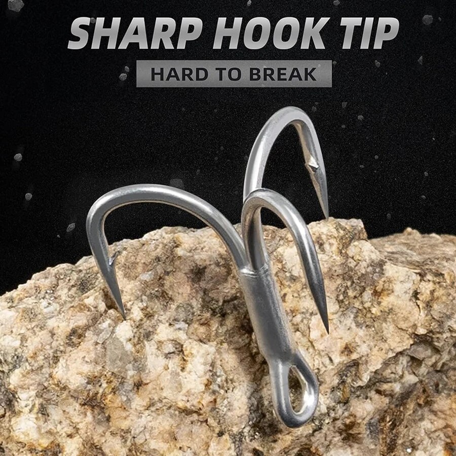 Fishing Treble Hooks High Carb - Fishing Hook Offset review and price