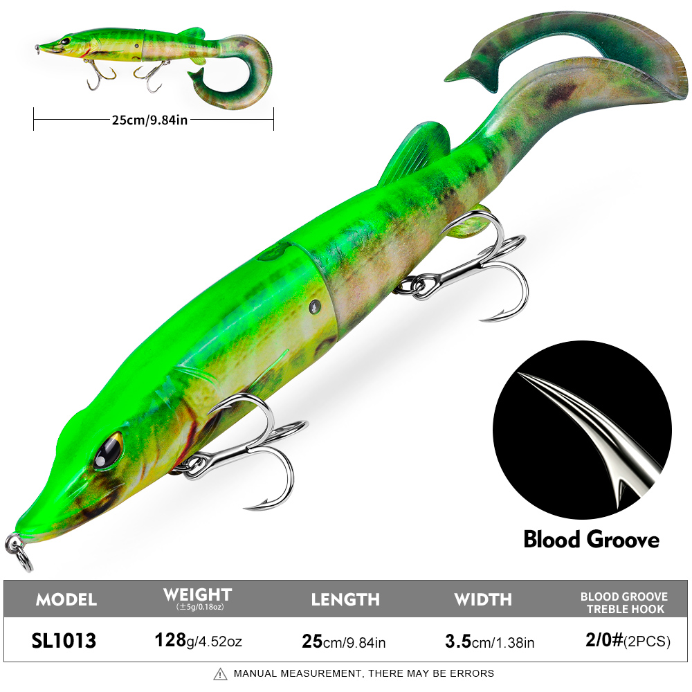 PROBEROS 1PC 2-Segment Jointed - Fishing Hook Treble review and price