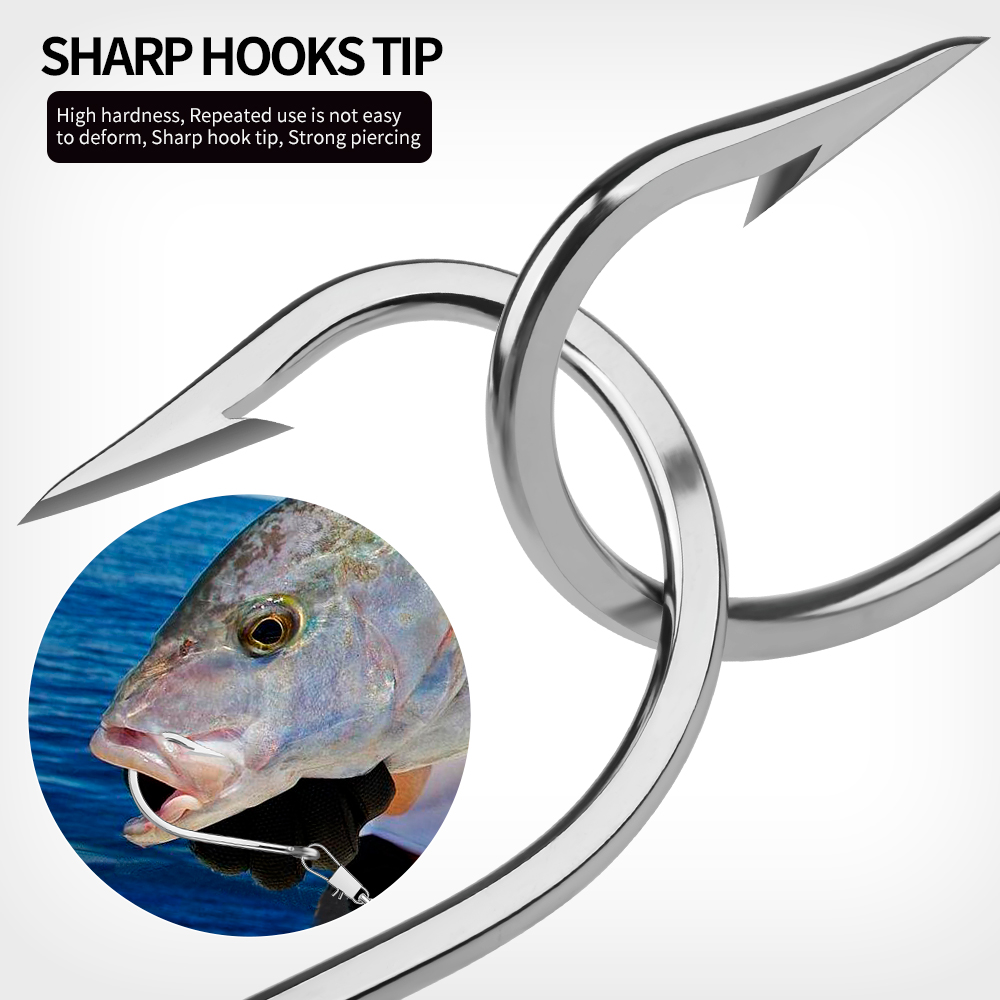 PROBEROS 5pcs Stainless Steel  - Fishing Hook Circle review and price