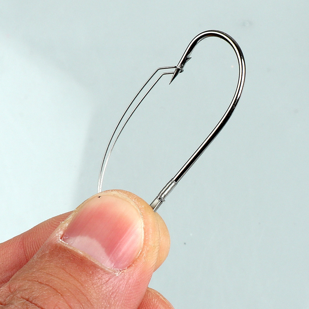 10Pcs/box Fishing Wacky Weedle - Fishing Hook Weedless review and price
