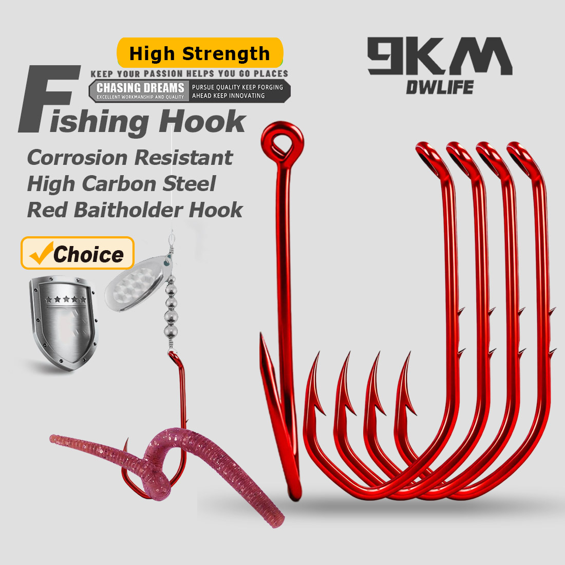 9KM Baitholder Hook 50-100pcs  - Fishing Hook Circle review and price