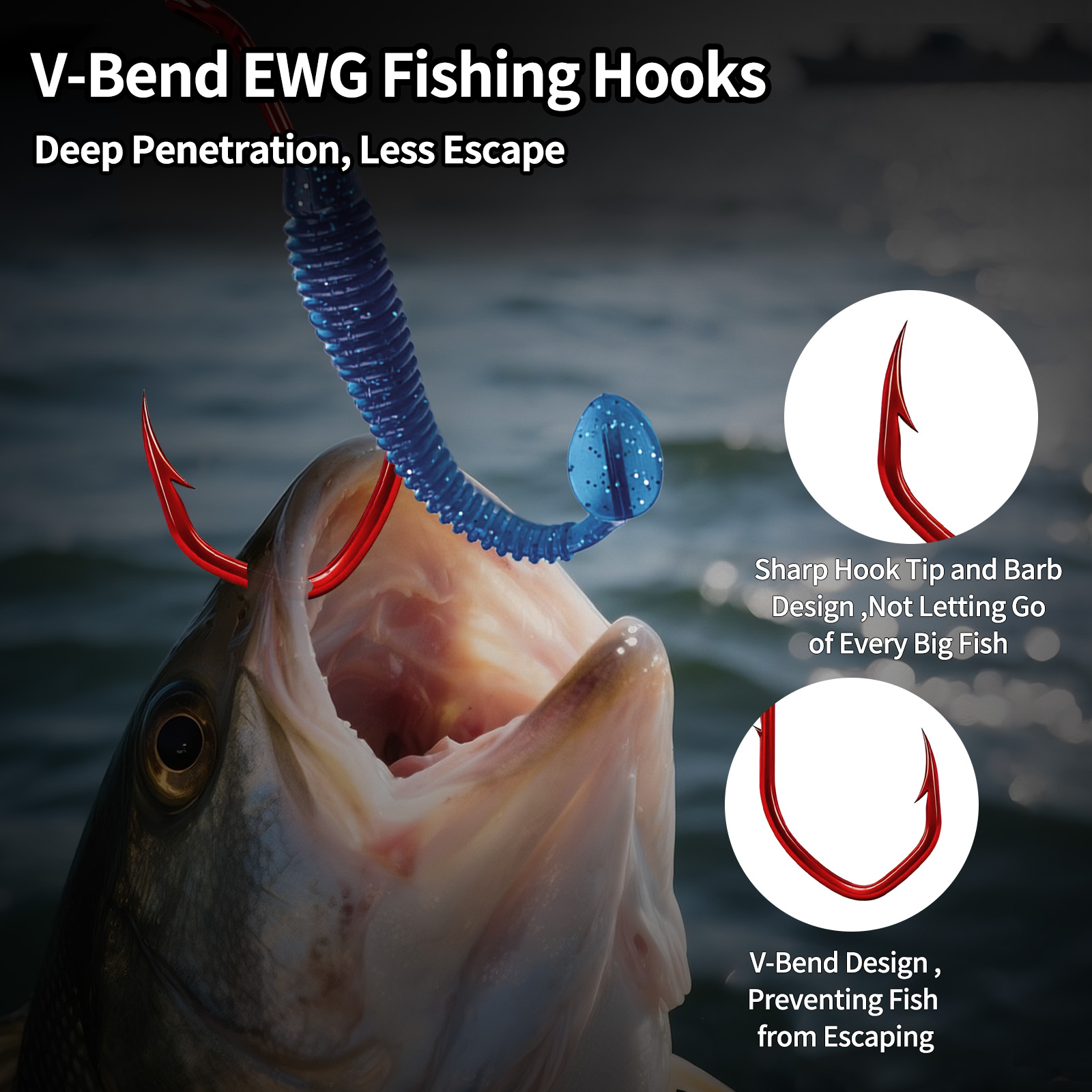 9KM Baitholder Hook 50-100pcs  - Fishing Hook Circle review and price