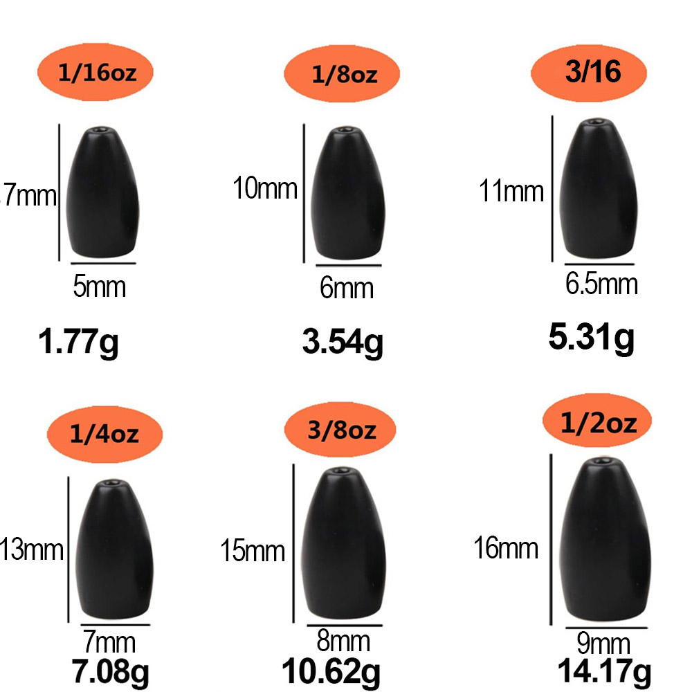 Tungsten Steel Fishing Weights - Fishing Hook Jig review and price